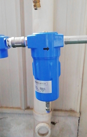 SRB系列氧氣過濾器在使用中 SRB系列氧氣過濾器在使用中